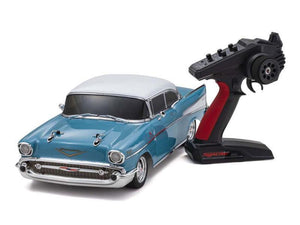 Kyosho 1/10 EP 4WD Fazer Mk2 FZ02L Readyset 1957 Chevy Bel Air Coupe, Tropical Turquoise KYO34433T1