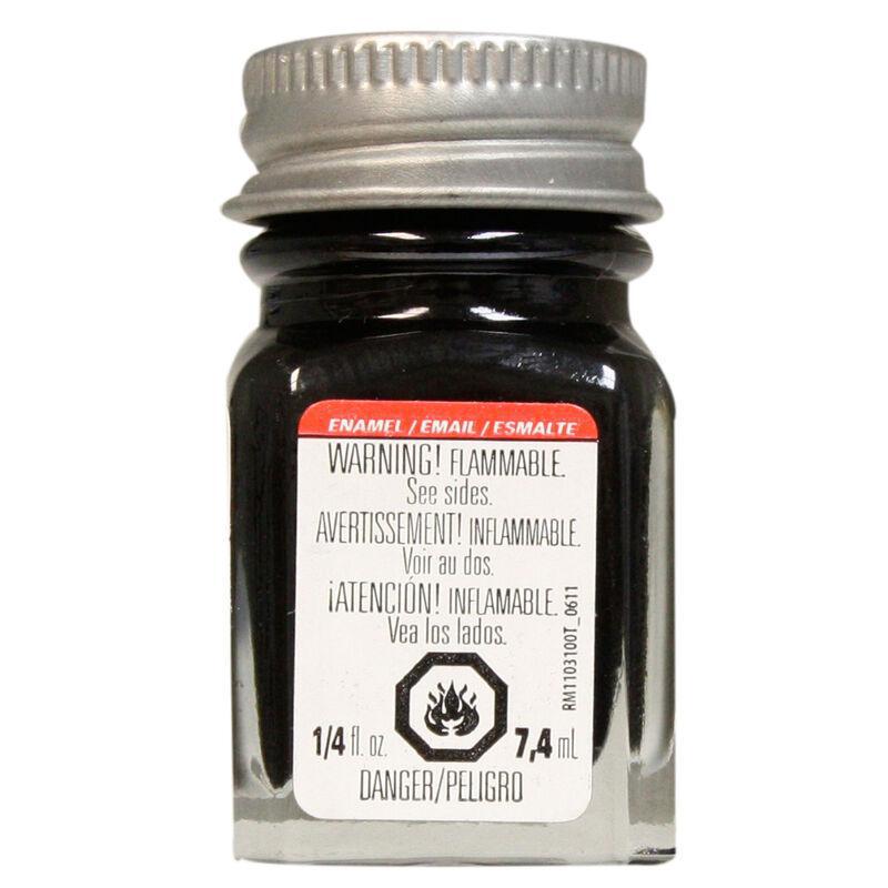 Enamel 1/4 oz Semi-Gloss Black