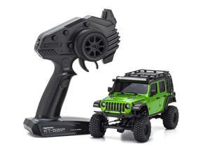 Kyosho MX-01 Mini-Z 4X4 Readyset w/Jeep Wrangler Rubicon Body (Green) & 2.4GHz Radio System KYO32528GR