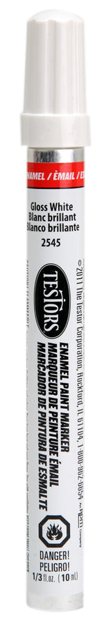 Testor Corp Enamel Paint Marker-Gloss White TES2545