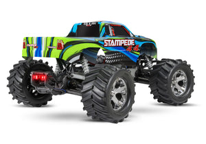 Traxxas Stampede 4X4 LCG 1/10 RTR Monster Truck (Blue) w/LED Lights 67054-61BLU