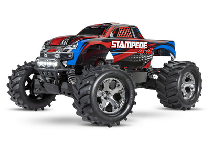 Traxxas Stampede 4X4 LCG 1/10 RTR Monster Truck (Red) w/LED Lights 67054-61RED