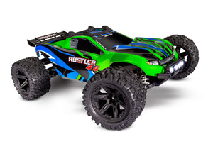 Traxxas Rustler 4X4 1/10 RTR Stadium Truck w/LED Light Set (Green) 67064-61GRN