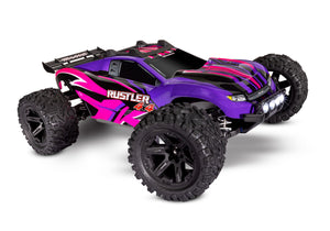 Traxxas Rustler 4X4 1/10 RTR Stadium Truck w/LED Light Set (Pink) 67064-61PINK