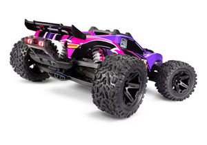 Traxxas Rustler 4X4 1/10 RTR Stadium Truck w/LED Light Set (Pink) 67064-61PINK