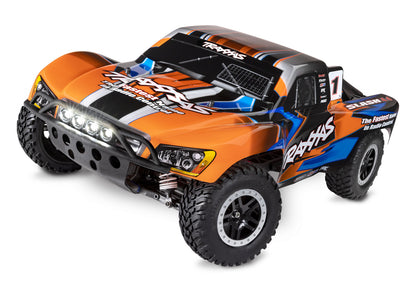 Traxxas Slash 4X4 RTR 4WD Brushed Short Course Truck (Orange) w/LED Lights 68054-61ORNG