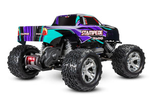 Traxxas Stampede w/ LED Lights 1/10 RTR Purple 36054-61PRPL