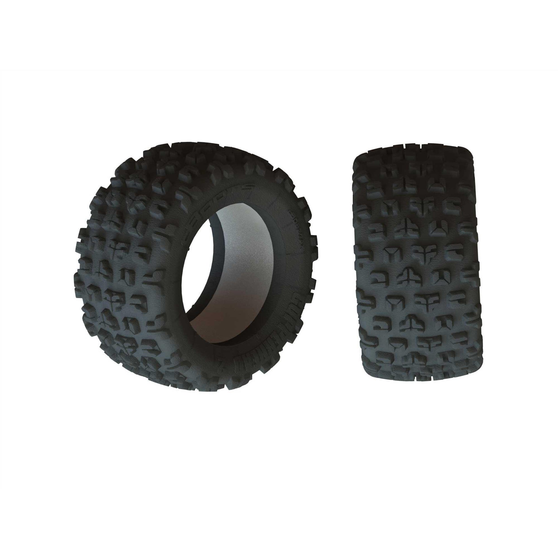 Arrma 1/5 dBoots Copperhead2 SB MT Front/Rear 3.9 Tire & Inserts (2) ARA520055