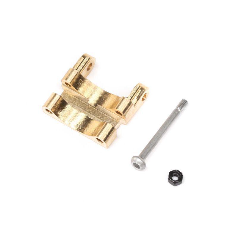 SCX24 Brass Rear Upper Link Mount (1.5g)