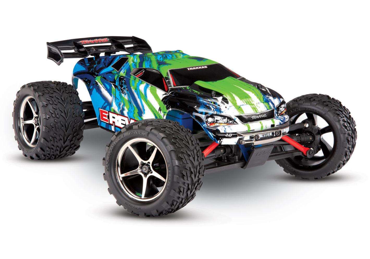 Traxxas E-Revo 1/16 4WD Brushed RTR Truck (Green) w/2.4GHz Radio, Titan 550 & Battery  71054-1-GRN