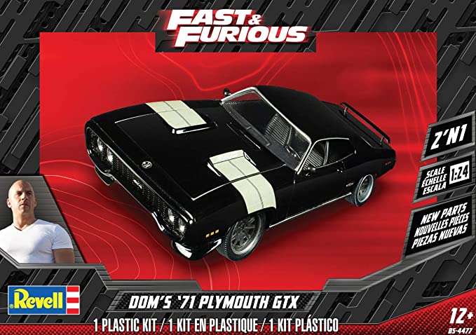 Revell 1/24 Dom's Plymouth GTX 2'N1 RMX854477