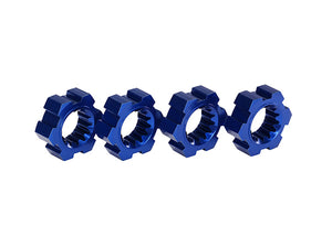 Traxxas X-Maxx Aluminum Wheel Hex Hub (Blue) (4) 7756X