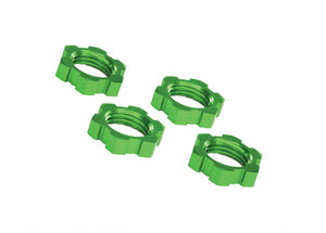 X-Maxx 17mm Splined Wheel Nut (Green) (4)