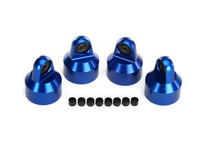 Traxxas X-Maxx Aluminum GTX Shock Cap (Blue) (4) 7764A