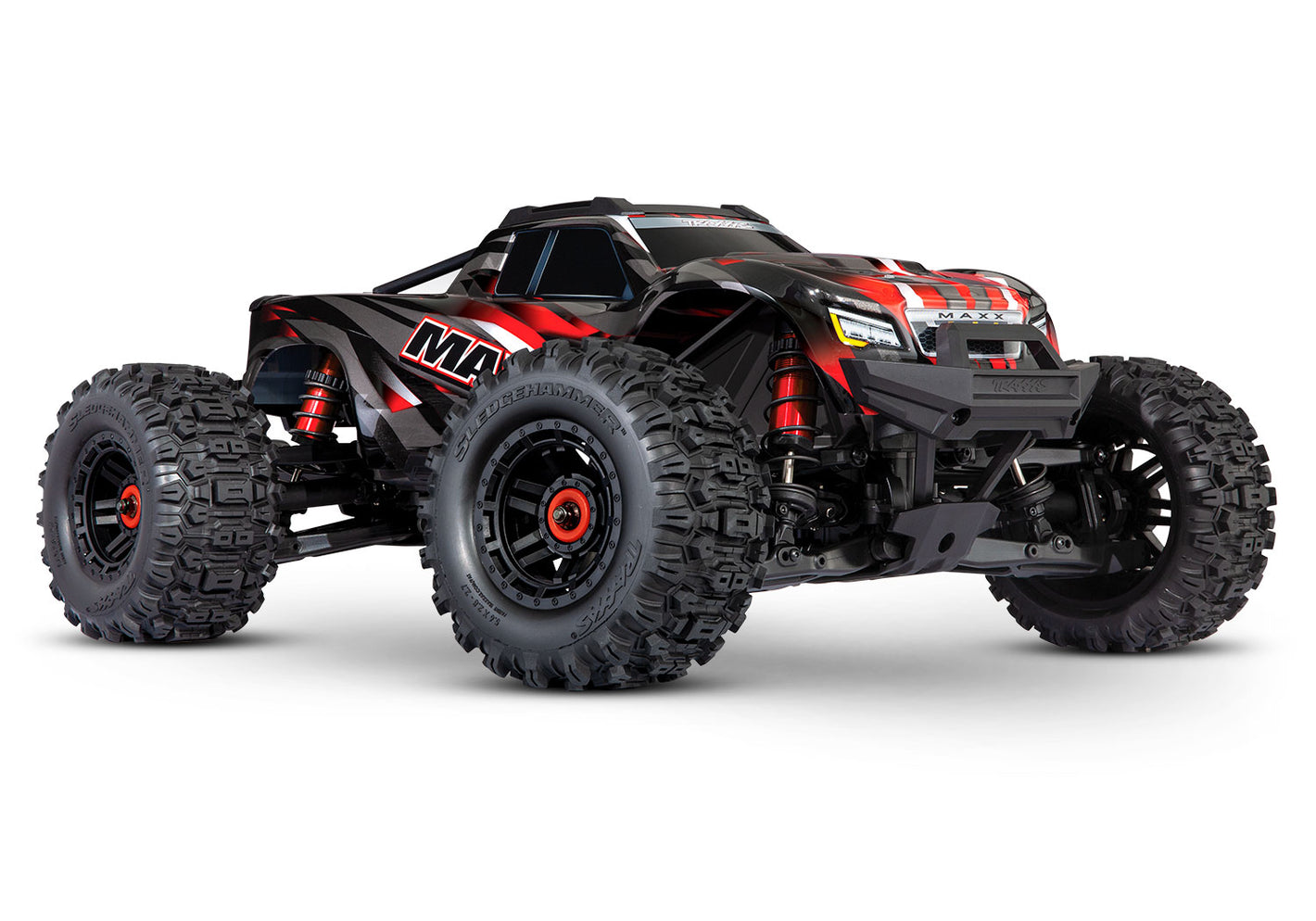 Traxxas Maxx WideMaxx 1/10 Brushless RTR 4WD Monster Truck (Red) 89086-4RED