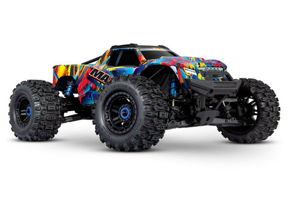 Traxxas Maxx WideMaxx 1/10 Brushless RTR 4WD Monster Truck (Rock n Roll) 89086-4RNR