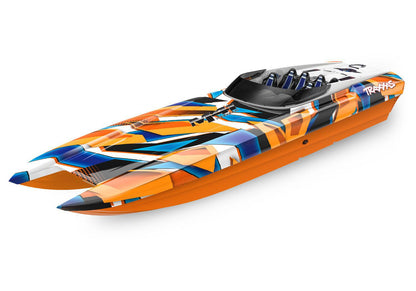 Traxxas DCB M41 Widebody 40" Catamaran High Performance 6S Race Boat (Orange) 57046-4ORNGX