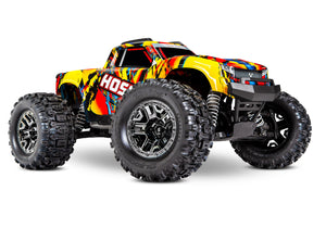 Traxxas Hoss 4X4 VXL 3S 4WD Brushless RTR Monster Truck (Solar Flare) 90076-4SLRF