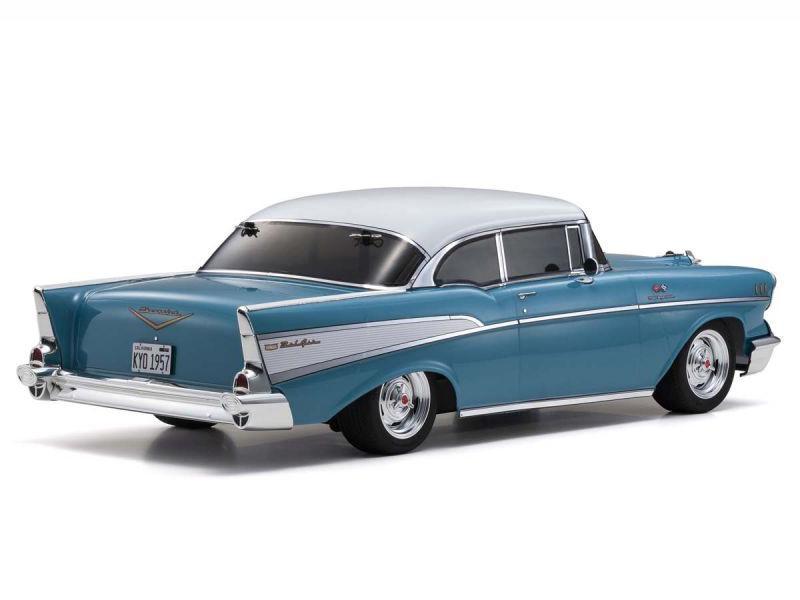 Kyosho 1/10 EP 4WD Fazer Mk2 FZ02L Readyset 1957 Chevy Bel Air Coupe, Tropical Turquoise KYO34433T1