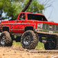 Traxxas TRX-4 1/10 High Trail Edition RC Crawler w/1979 Chevy K10 Truck Body (Red) &/TQi 2.4GHz Radio