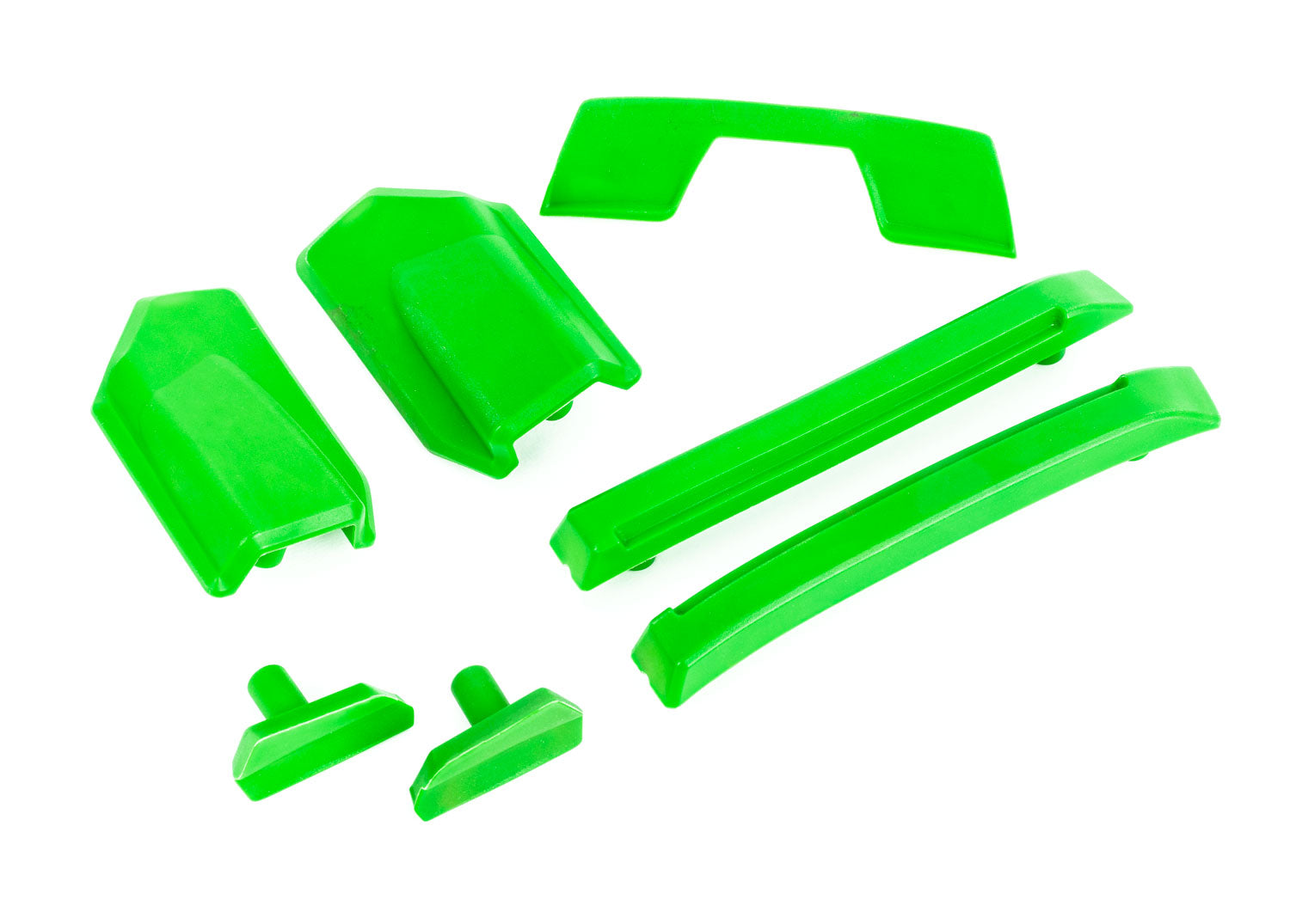 Body Reinforcement Set, Green/ Skid Pads (Roof) (Fits #9511 Body)