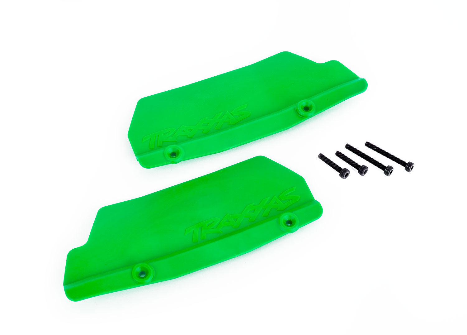 Mud Guards, Rear, Green (Left And Right)/ 3x15 Ccs (2)/ 3x25 Ccs (2)