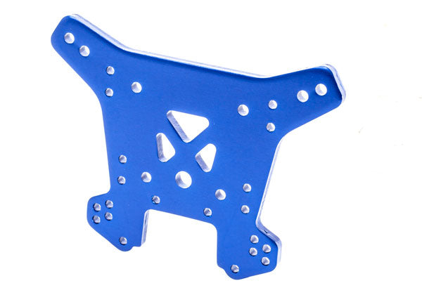 Traxxas SHOCK TOWER REAR ALUM BLUE 9538