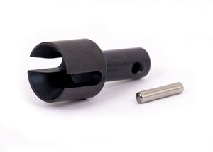 Traxxas Differential output cup, front or rear (hardened steel)/ 2.5x12mm pin 9583