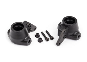 Sledge Left & Right Steering Blocks W/Aluminum Arms (Black) (2)