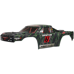 Arrma AR406144 SENTON 6S BLX Painted Body Black/Green ARAC3409