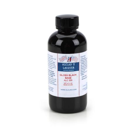 Alclad Gloss Black Base 4oz ALC305 Alclad Ii Lacquers