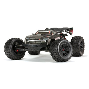 Arrma 1/8 KRATON 4WD EXtreme Bash Roller Speed Monster Truck, Black ARA106053