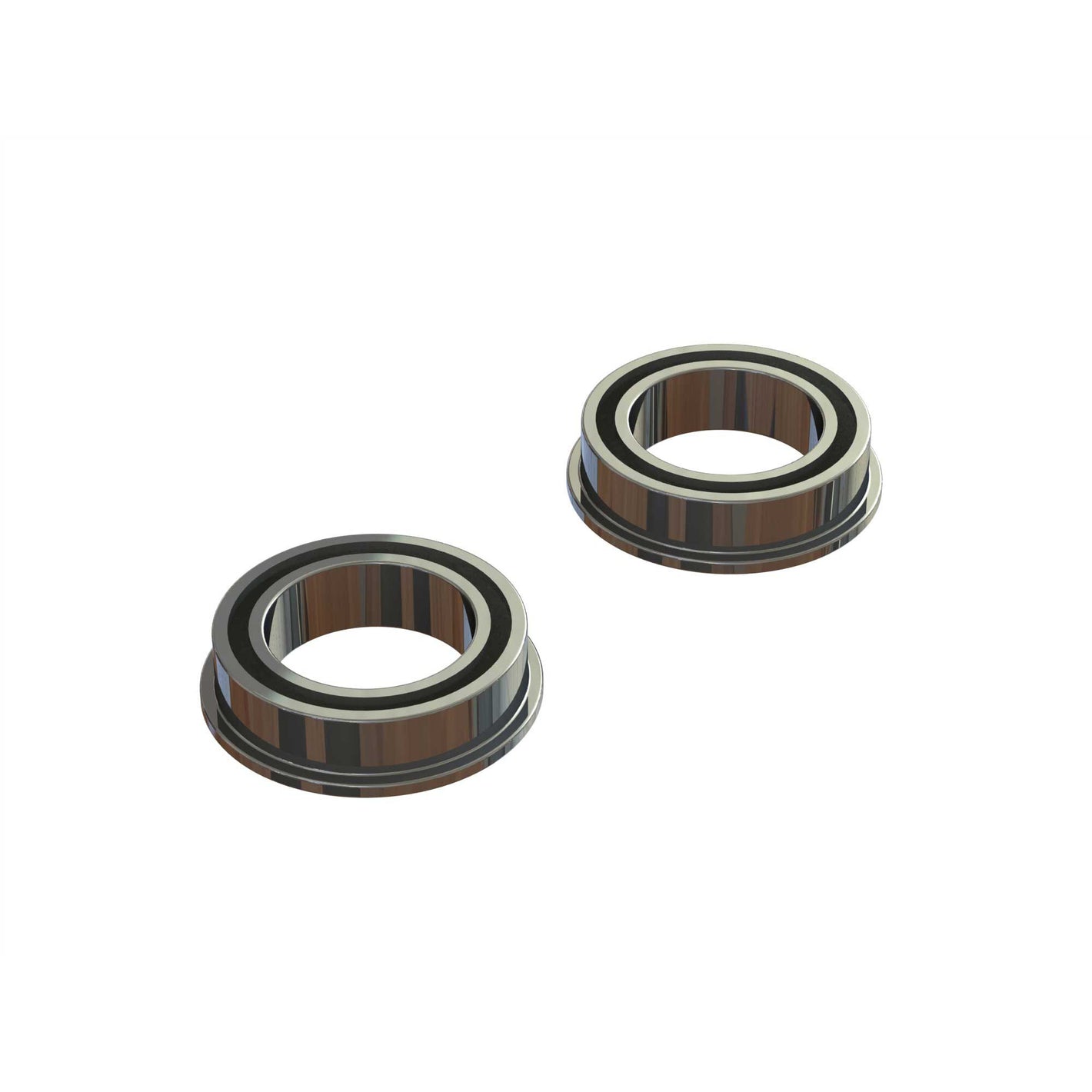 Flange Ball Bearing 10x15x4mm 2RS (2)