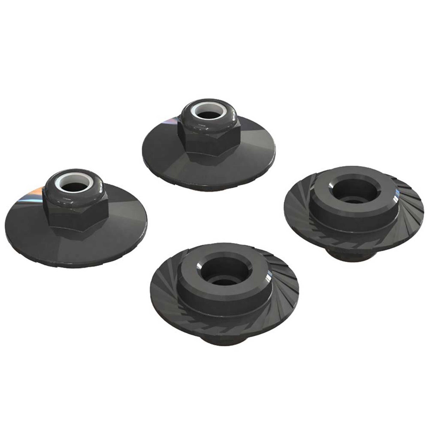 Arrma AR708007 Flanged Lock Nut 5x8mm (4) ARAC9698