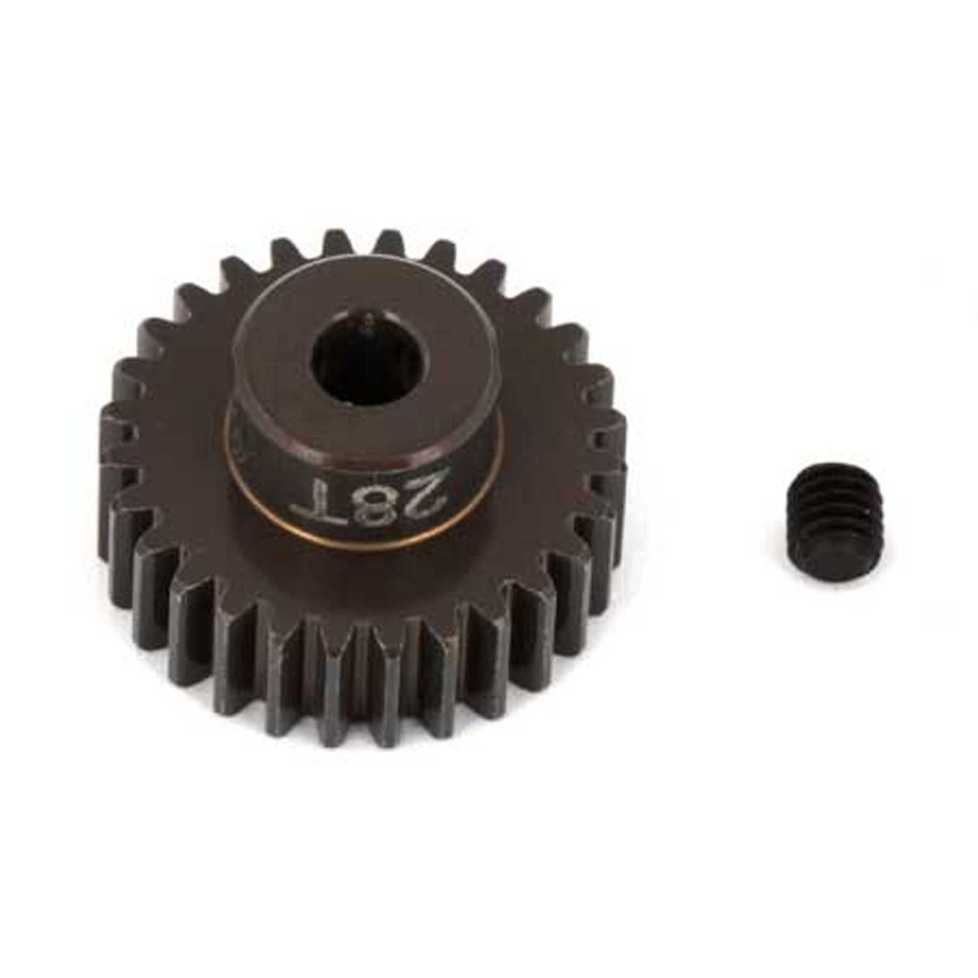 Aluminum Pinion Gear, 28T, 48P, 1/8 shaft
