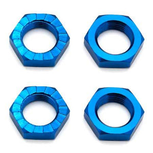 Team Associated ASC81082 Wheel Nuts, 17mm, Blue