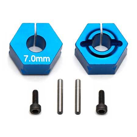 Team Associated ASC91610 Clamping Wheel Hexes, 7.0mm