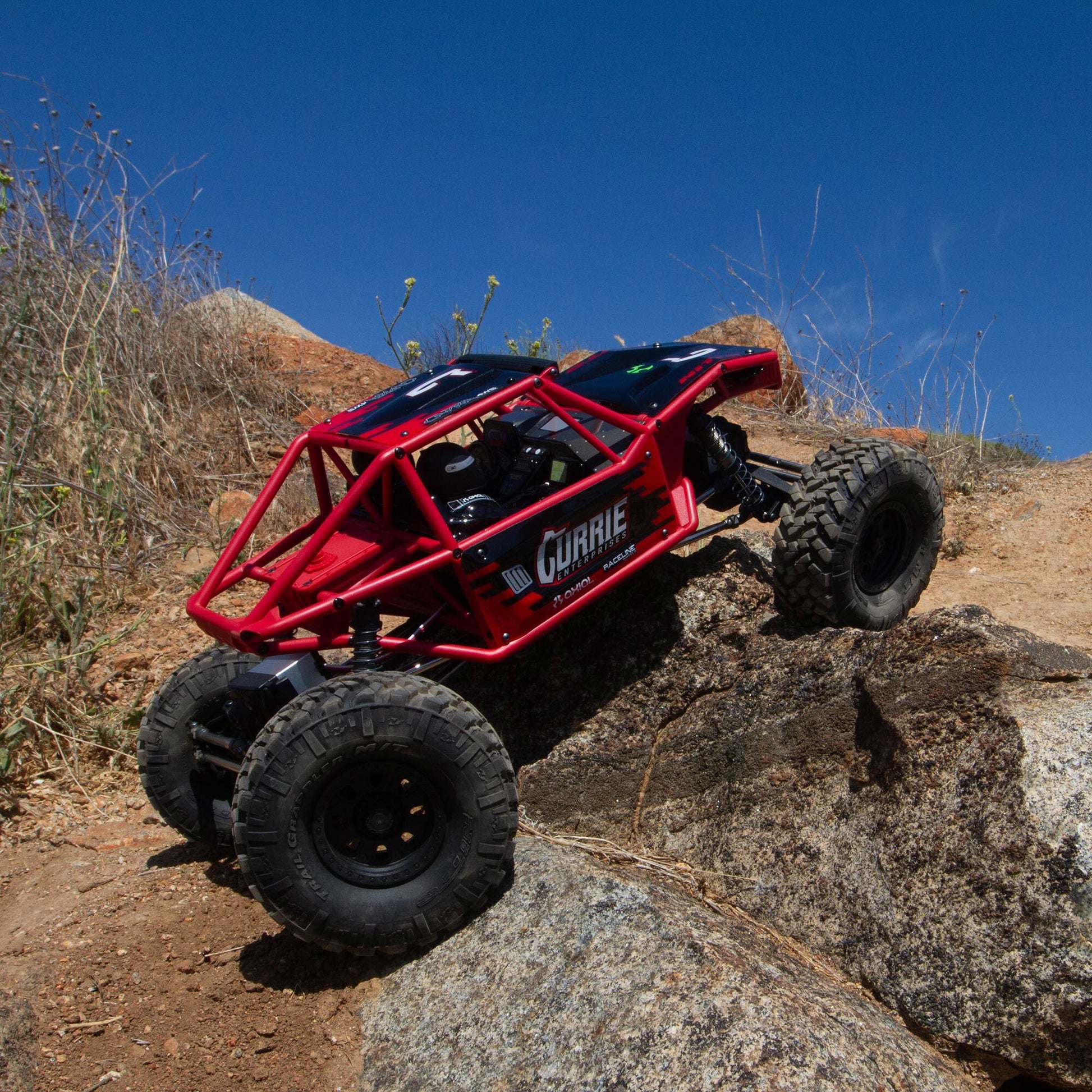 Axial 1/10 Capra 1.9 4WS Unlimited Trail Buggy RTR, Red AXI03022BT1