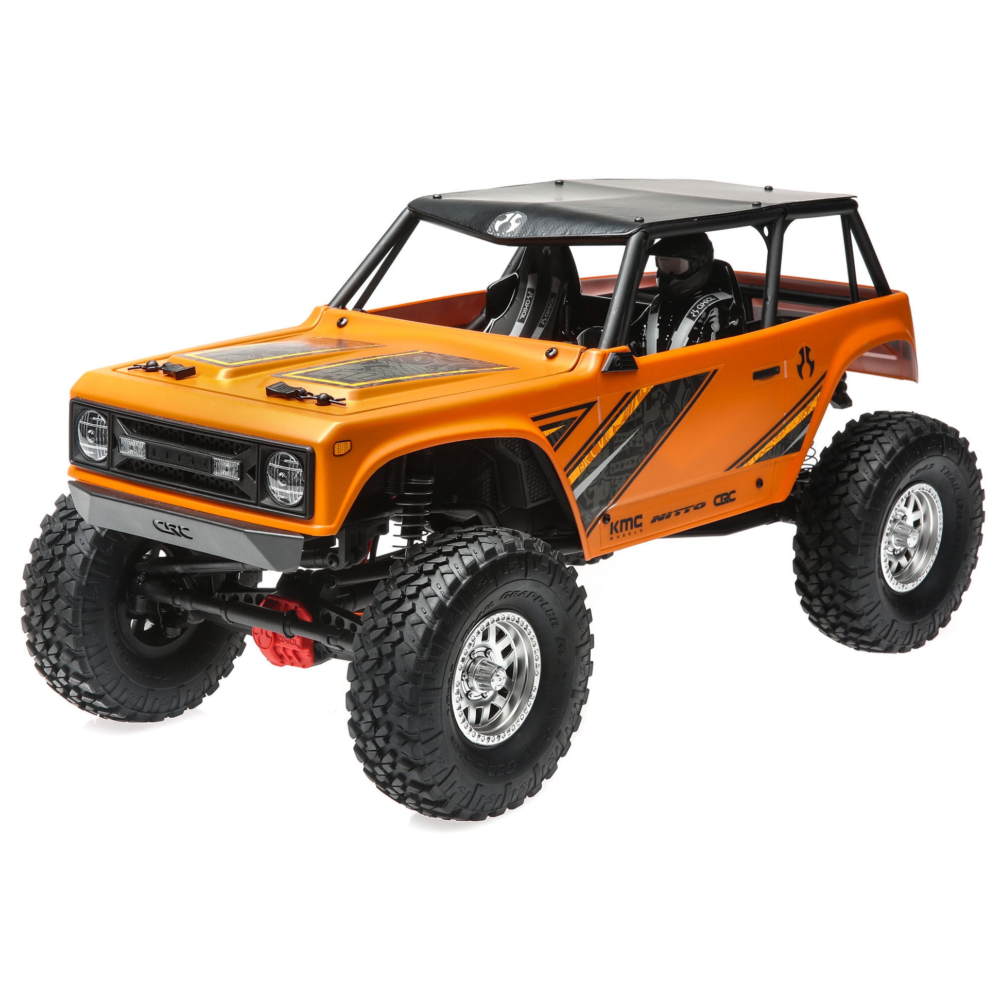 Axial 1/10 Wraith 1.9 4WD Rock Crawler Brushed RTR, Orange AXI90074T1