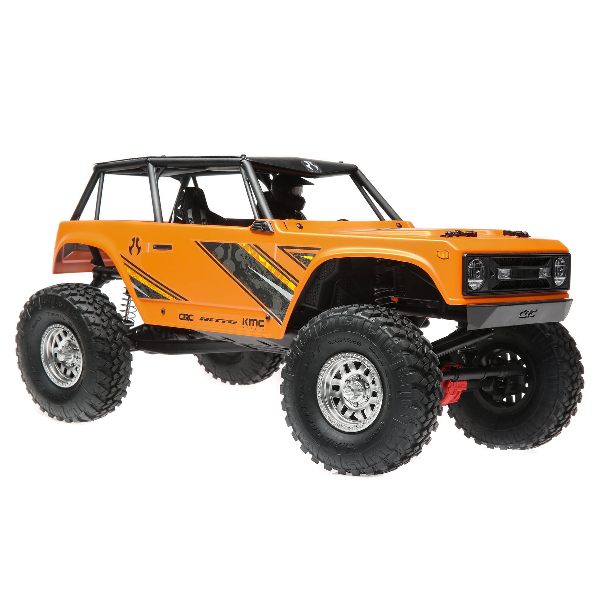 Axial 1/10 Wraith 1.9 4WD Rock Crawler Brushed RTR, Orange AXI90074T1