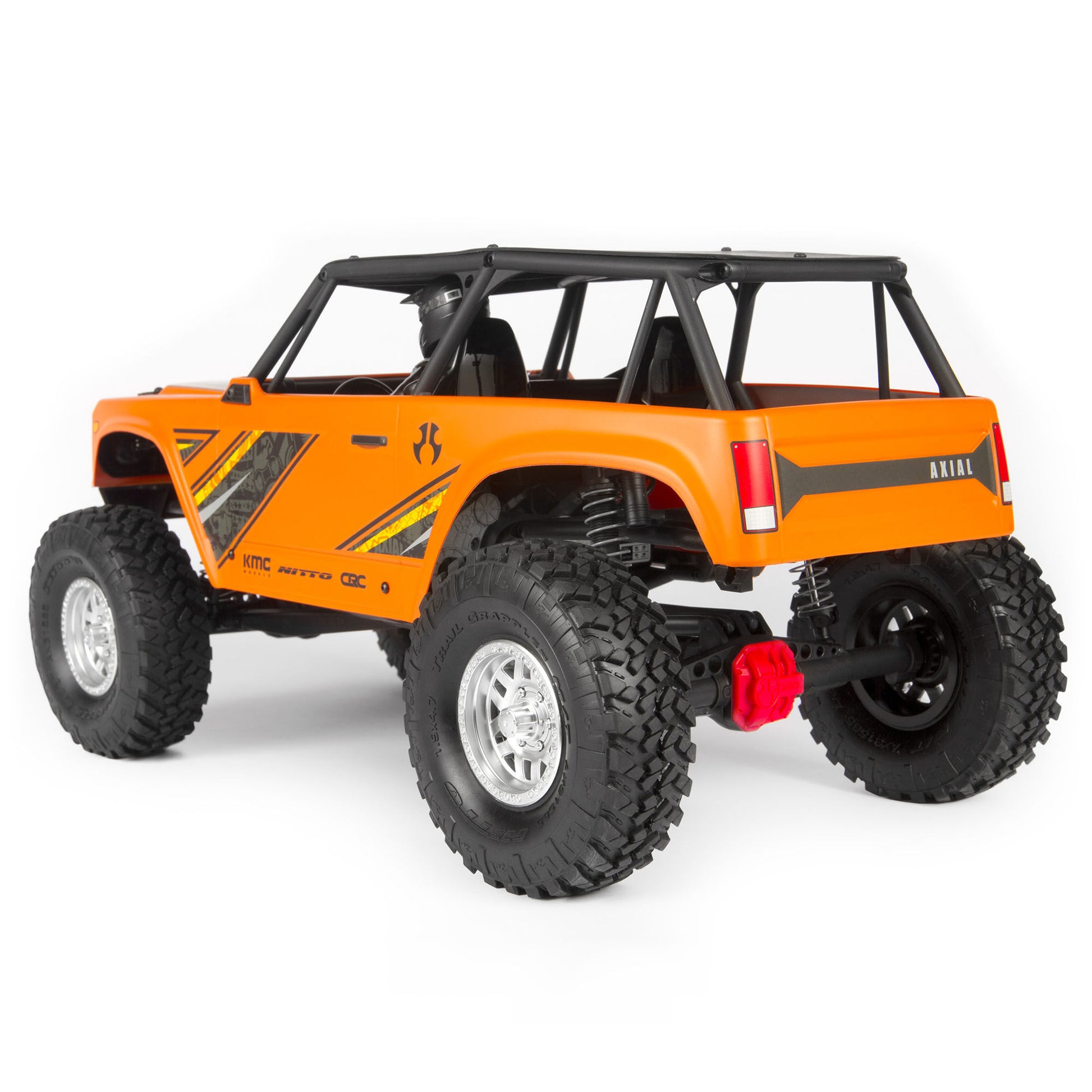 Axial 1/10 Wraith 1.9 4WD Rock Crawler Brushed RTR, Orange AXI90074T1