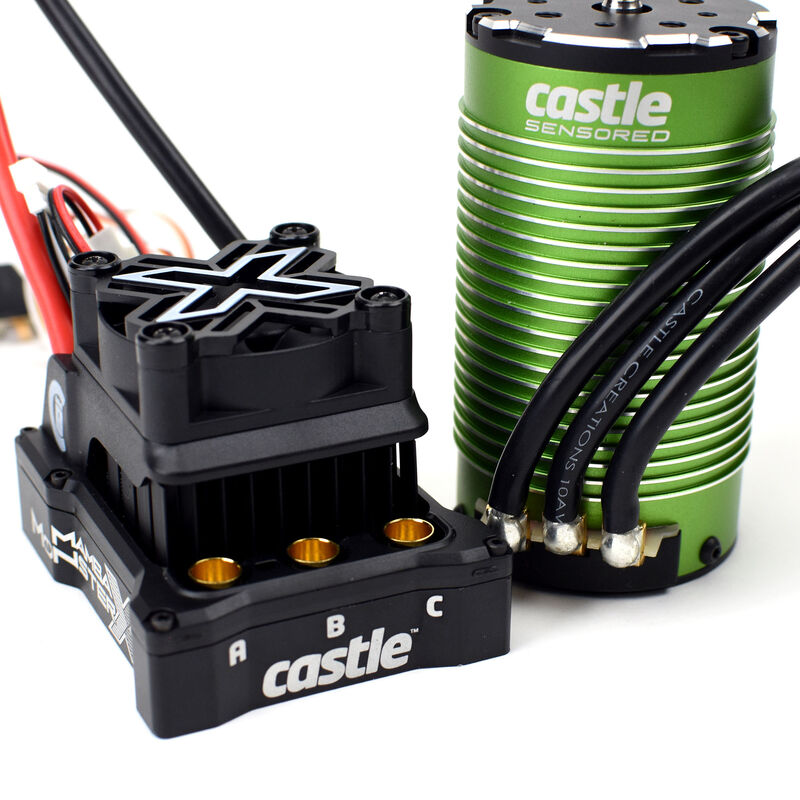 Castle Creations Mamba Monster X 8S 1/6 ESC/Motor Combo w/1717 Sensored Motor (1260kV) CSE010-0165-03