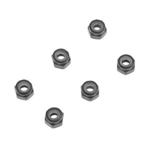 Nylon Insert Steel Lock Nuts 3mm (6)
