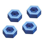 Aluminum Wheel Adapter To 12mm Hex Blue (4)