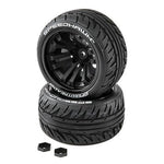 DuraTrax SPEEDTREADS Speedhawk 1/10 ST/MT Tires MNTD (2) DTXC2900