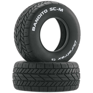 DuraTrax Bandito SC-M Oval Tires C2 (2) DTXC3800