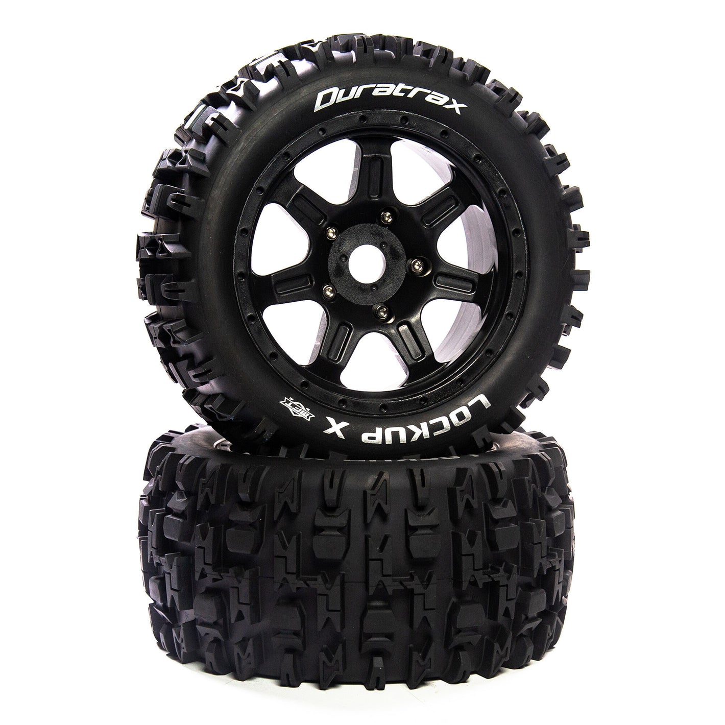 DuraTrax Lockup X Belted Mounted Black 24mm Kraton 8S (2)