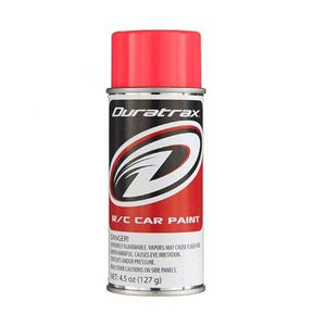 DuraTrax  Polycarb Spray Fluorescent Red 4.5 oz DTXR4277