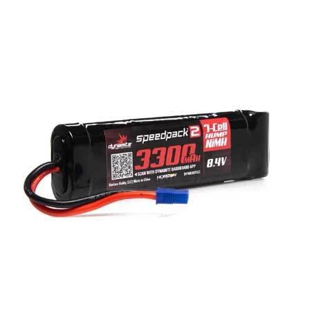 8.4V 3300mAh 7-Cell Speedpack2 Hump NiMH Battery: EC3