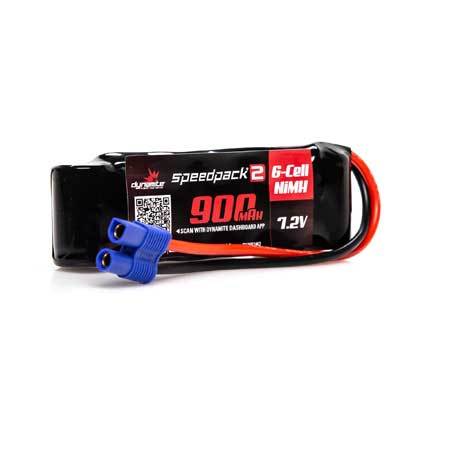 Dynamite SPEEDPACK2 7.2V 900MAH 6 CELL NiMH PK, EC3 DYNB2462